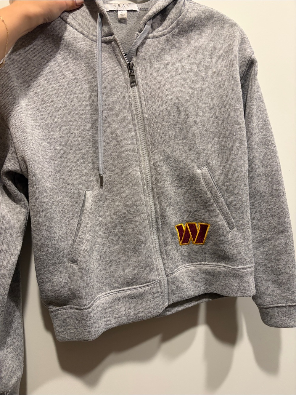 Wear by Erin Andrews | Washington Commanders Zip Up Sweatshirt 🏈